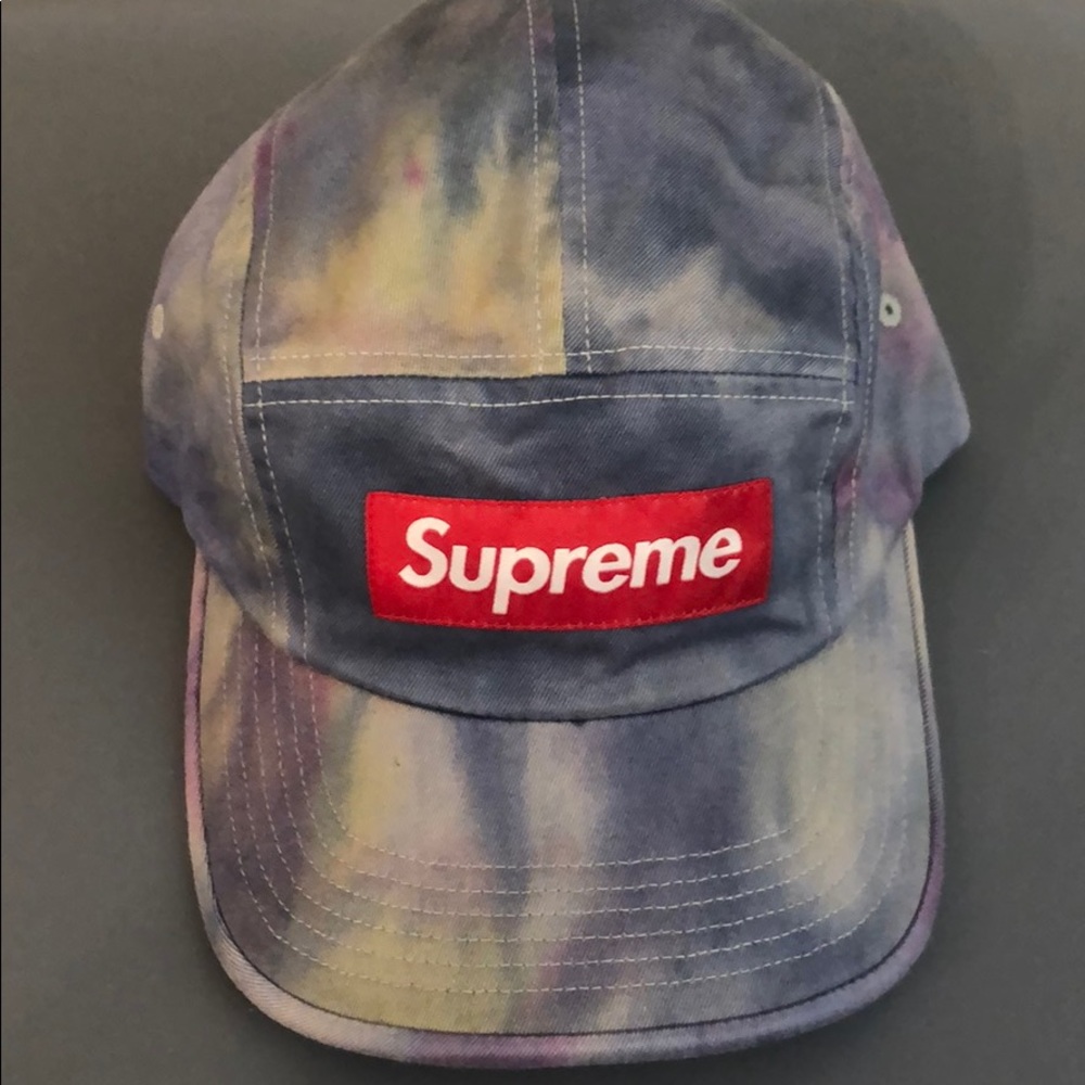 Supreme washed chino twill camp cap multi - Picture 3 of 4